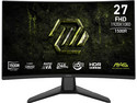 Monitor Curvo Gamer MSI MAG 274CF X24 de 27", Resolución 1920 x 1080 (Full HD), 1 ms, 240Hz, Color Negro.
