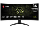 Monitor Curvo VA MSI MAG 346CQDF E20 de 34", Resolución 3440 x 1440, 1 ms, 200 Hz. Color Negro.