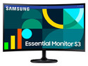 Monitor Curvo Samsung LS27D360GALXZX de 27", Resolución de 1920 x 1080 (Full HD), Eye Saver, 100 Hz, 4ms, Color Negro.