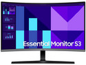 Monitor Curvo Samsung Essential S3 de 32": Resolución 1920 x 1080 (Full HD 1080p), 4 ms, 100Hz.
