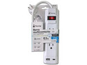 Barra Multicontacto Nextep NE-242, 3 Contactos Aterrizados, 1 Puerto USB Tipo A, 1 Puerto USB Tipo C. Color Blanco.