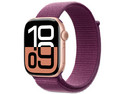 Apple Watch Series 10 Con GPS de 46mm,
Pantalla OLED, 
Sensor Eléctrico de Frecuencia Cardiaca,
Bluetooth,
IP6X, 
WatchOS, 
Color Oro Rosa.