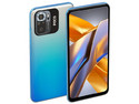Smartphone Xiaomi POCO M5s: 
Procesador Helio G95 Octa-Core (hasta 2.0 GHz),  
Memoria RAM de 6GB, Almacenamiento de 128GB,
Pantalla AMOLED de 6.43" FHD+,
Bluetooth 5.1, Wi-Fi 5, 
Cámara Principal de 64MP,
Android 11. Color Azul.