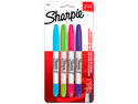 Marcador Sharpie 1814374, Doble Punta, Múltiples Colores. Caja con 4 Piezas.