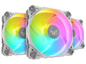 Kit de 3 Ventiladores Asus TUF Gaming TF120, 120mm, 1900RPM, ARGB. Color Blanco.