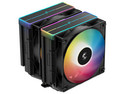 Disipador y Ventilador DeepCool AG620 BK ARGB V2, 2145 RPM, 2 Ventiladores, Socket Intel LGA 1851 y 1700, AMD AM5, AM4. Color Negro.