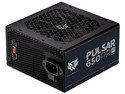 Fuente de Poder Balam Rush PULSAR 650PR de 650W, ATX, 80 PLUS White, Color Negro.