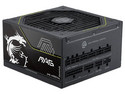 Fuente de Poder Modular MSI MAG A1000PLS PCIE5 de 1000W, 80 Plus Platinum, ATX. Color Negro.