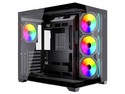 Gabinete Balam Rush Tank Core Ultra GM925, Mid-Tower, ATX, Incluye Ventiladores 4 x 120mm, (Sin fuente de poder). Color Negro.