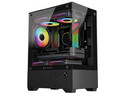 Gabinete BALAM RUSH NITROX GLOW CRYSTAL 4700C, Mini Tower, Micro-ATX / Mini-ITX, No Incluye Fuente de Poder. Color Negro.