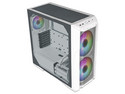 Gabinete Gamer Cooler Master MasterBox HAF 500, Mid-Tower, ATX (Sin Fuente de Poder). Color Blanco.