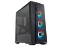 Gabinete Gamer Coolermaster MasterBox 520 Mesh, Mid-Tower, ATX (No incluye fuente de poder), Color Negro.