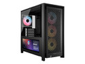 Gabinete Corsair FRAME 4000D LCD, Mid Tower, ATX, Pantalla Táctil LCD XENEON EDGE de 14.5", No Incluye Fuente de Poder. Color Negro.