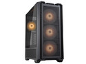 Gabinete Cougar MX600 MX600, Full Tower, E-ATX, Panel de Cristal, Incluye 4 Ventiladores ARGB, No Incluye Fuente de Poder. Color Negro.