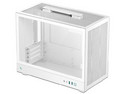 Gabinete Deepcool CH160 Plus, Mid Tower, Micro ATX, Panel de Cristal Templado, Sin Fuente de Poder. Color Blanco.