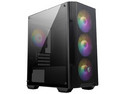 Gabinete Gamer MSI MAG FORGE M100A, Mini-Tower, Micro-ATX, Sin fuente de poder. Color Negro