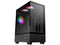 Gabinete MSI PAG PANO M110A, Mid Tower, ATX, Incluye 3 Ventiladores RGB de 120mm, Panel de Cristal Templado, (No Incluye Fuente de Poder), Color Negro.