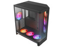 Gabinete NZXT H6 RGB+, Mid Tower, ATX, No Incluye Fuente de Poder. Color Negro.

