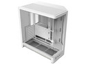 Gabinete NZXT H6, Mid Tower, ATX, No Incluye Fuente de Poder. Color Blanco.