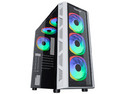 Gabinete Gamer Ocelot OG-C WHITE, Panel de Cristal Templado, E-ATX, Color Blanco, (No Incluye Fuente de Poder).