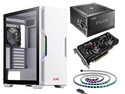 Gabinete Gamer XPG STARKER WHCWW, ATX, RGB. Color Blanco. Incluye Tira Led ARGB, Fuente de Poder PYLON 750W y Tarjeta de Video GTX 1660.