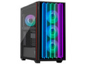 Gabinete Gamer Yeyian MIRAGE  S, Mid-Tower, ATX, (sin fuente de poder). Color Negro.