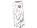 Gabinete Para Unidad de Estado Sólido ASUS Rog Strix Arion Edición Hatsune Miku, Compatible con M.2, USB 3.2 Tipo C, Color Blanco.