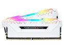 Memoria DIMM Corsair Vengance RGB Pro DDR4 PC4-24000 (3000MHz), 16 GB (2 x 8GB). Color Blanco.