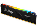 Memoria DIMM Kingston Fury Beast RGB DDR4 PC4-25600 (3200MHz), CL16, 16GB.
