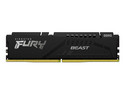 Memoria DIMM Kingston Fury Beast DDR5, PC5-44800 (5600 MHz), CL 36, 16GB, Color Negro.