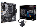 T. Madre Asus PRIME B550M-A AC, 
Chipset AMD B550, 
Segmento: Medio, Soporta: AMD Ryzen 3ra 4ta 5ta Generación, 
Socket AM4, 
Memoria: DDR4 4600(OC)/ 3466/ 2133MHz, 128GB Max,
Audio HD, Red, USB 3.2, SATA 3.0,
Micro-ATX, Ptos: 1xPCIE4x16, 2xPCIE3x1.