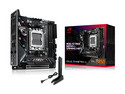 T. Madre ASUS ROG STRIX B850-I GAMING WIFI,
Chipset B850, 
Segmento: Alto/Gamer, 
Soporta: AMD Ryzen 7000, AMD Ryzen 8000 Series, Socket AM5, 
DDR5 8400 MHz, 128GB Max, 
Audio HD, Red, Wi-Fi 7, USB 3.2, SATA 3.0, M.2, 
Mini ITX, Ptos: 1xPCIE 5.0 x1