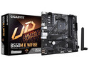T. Madre Gigabyte B550M K WF6E,
Chipset AMD B550,
Segmento: Medio,
Soporta: AMD Ryzen 3ra, 4ta 5ta Generación, Socket AM4,
Memoria: DDR4 4733/3866/2133 MHz, 128GB Max,
Wi-Fi,  Audio HD, Red, USB 3.0, SATA 3.0, M.2,
Micro-ATX, Ptos: PCIE 4.0 x16.