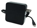 Cargador Para Laptop Genérico AC-USBC-65WB de 65W, 20V/3.25A, USB Tipo C. Color Negro.