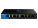 Switch No Administrable Linksys LN2308P de 4 Puertos 2.5G Gigabit PoE++, 4 Puertos 2.5G Gigabit PoE+, 180W, Ancho de Banda de 40 Gbps. Color Negro.