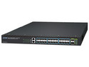 Switch Administrable Planet XGS-6350-24X2C, 24 Puertos RJ-45 10/100/1000 Mbps, 2 Puertos QSFP28. Color Negro.