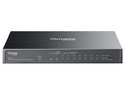 Switch TP-Link Omada ES210GP, 9 puertos 10/100/1000Mbps PoE+, 1 Puerto Gigabit SFP, Administrable, 63W. Color Negro.