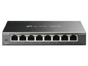 Switch TP-Link TL-SG108E V6.4, 8 Puertos RJ-45, 10/100/1000 Mbps, No Administrable. Color Negro.