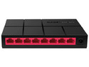 Switch Mercusys MS108G con 8 puertos Ethernet 10/100/1000Mbps (no administrado).
