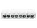 Switch TP-Link LS1008(UN) de 8 puertos 10/100/1000Mbps. Color Blanco.