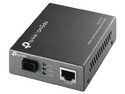 Convertidor de Medios WDM TP-Link Omada MC111CS V7.3, 1 Puerto Ethernet RJ-45, 1 Puerto de Fibra Óptica Monomodo. Color Negro.