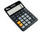 Calculadora Qian QYD-164EC-03, 12 Dígitos, Pantalla Inclinada, Batería Solar. Color Negro.