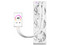 Sistema de Enfriamiento Líquido HYTE THICC Q80 TRIO, 360mm, ARGB, Pantalla LCD. Color Blanco.
