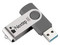Unidad Flash USB 2.0 Nextep Twist NE-470C de 128 GB. Color Gris.