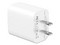 Cargador de Pared AmpNergy ACGTRACCMO05PW de 20W, USB Tipo C, Cable Incluido. Color Blanco.
