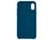 Funda de Silicon Ghia, con Mica, para iPhone XS / X. Color Azul.