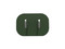 Cargador de pared HUNE Huron AT-ACC-WA-061BOS de 2 Puertos USB, 1A. Color Verde (No incluye cable)