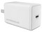 Cargador HyperGear SpeedBoost de 65W GaN, USB Tipo C, Color Blanco.