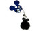 Colgante Pelusa MOBO Mickey Color Negro