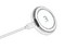 Cargador Inalámbrico MYBAT Mag Dockit, MagSafe de 15W, Anillo con Rotación de 360 Grados. Color Blanco.
